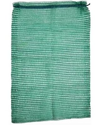 Сетка-мешок 80х50см (Зеленая) с завязками, до 40кг (х100/3000) Китай